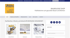 Desktop Screenshot of baubiologie-shop.de