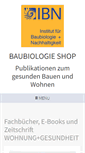 Mobile Screenshot of baubiologie-shop.de
